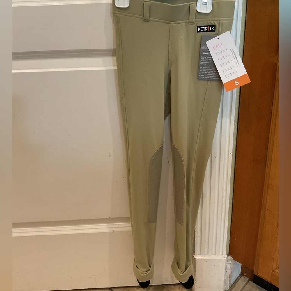 Kerrits Activewear Kids Ice Fil® Knee Patch Jodhpurs Size STAN / S